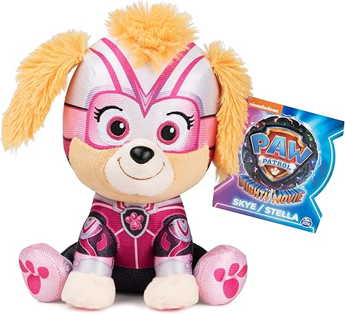 Miniatura 7 de GUND Paw Patrol The Mighty Movie Skye - Peluche con licencia oficial para edades de 1 año en adelante, 6 pulgadas