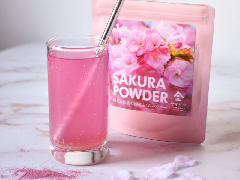 Amazon.com : YAMASAN KYOTO UJI Sakura Cherry Blossom Powder, For