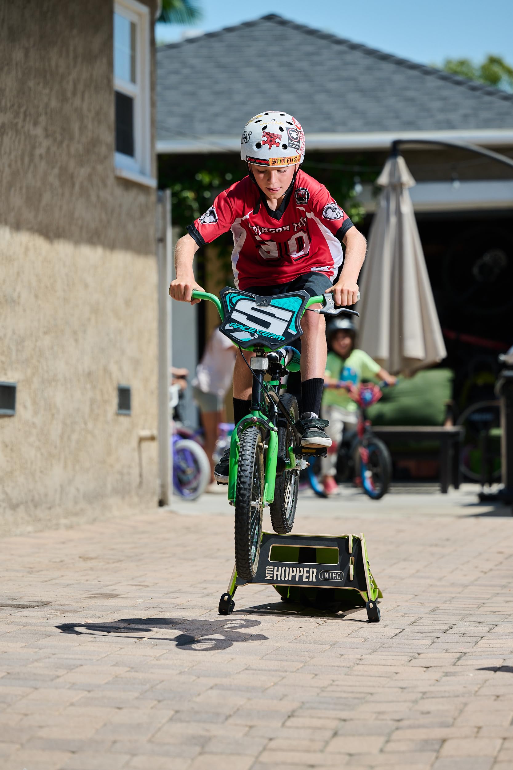 MTB Hopper Intro - Rampa de Salto portátil para Patinete, monopatín, BMX
