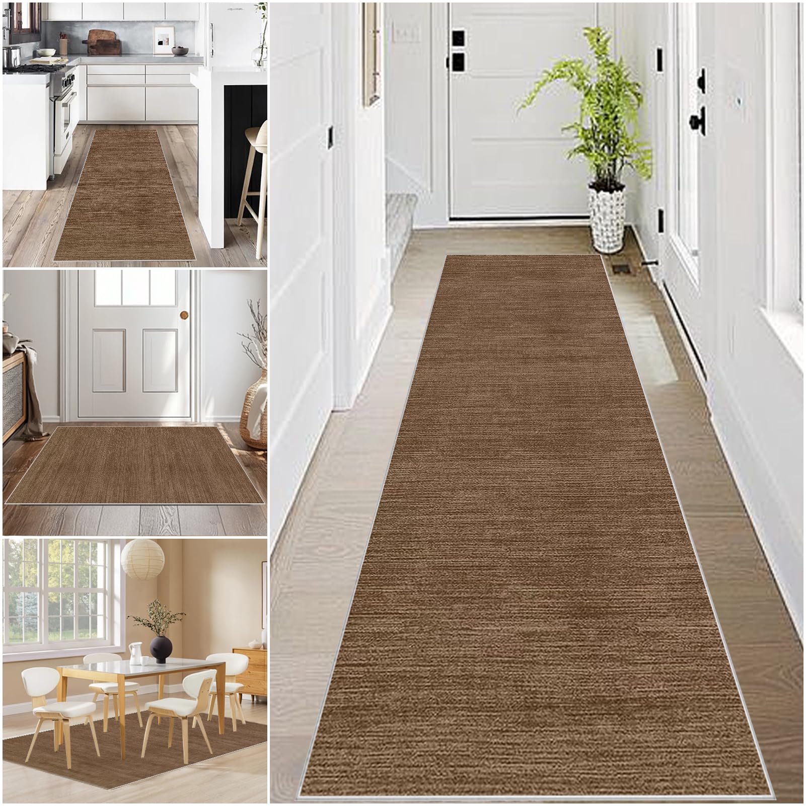 Tapis couloir long pour une entrée chaleureuse et sécurisée de 110x240cm