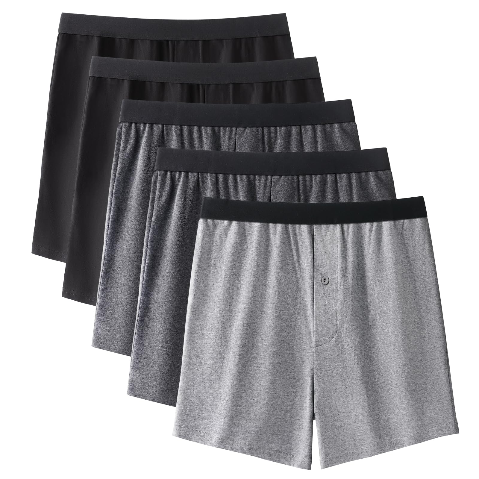Mens Boxers Shorts Breathable Cotton Underwear Boxers For Men Pack