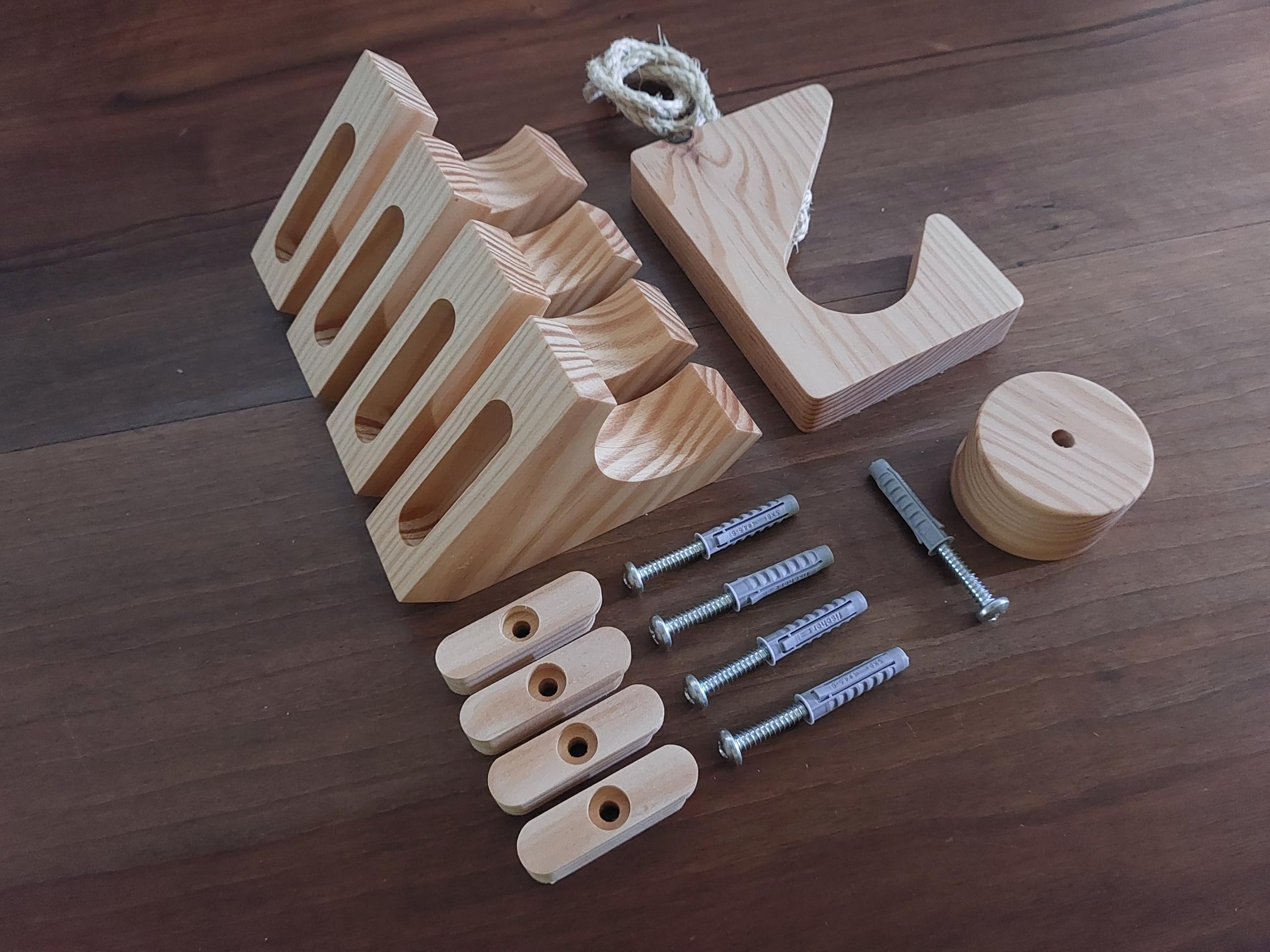 Fahrrad Wandhalterung - Einzigartiges & elegantes All Wood Bike Storage System Kompatibel für alle Fahrräder, sogar E-Bikes Ideale ECO Fahrradaufbewahrungslösung für Ihr Zuhause, Garage oder Büro.