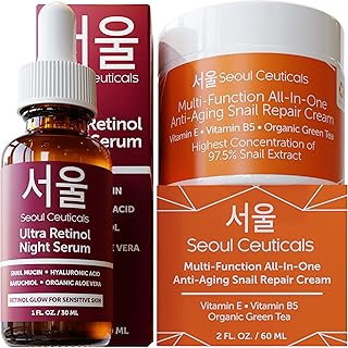 SeoulCeuticals Suero de retinol + crema hidra...