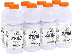 Gatorade Zero Sugar Thirst Quencher, Glacier Cherry, 20 Fl Oz (pack of 8)