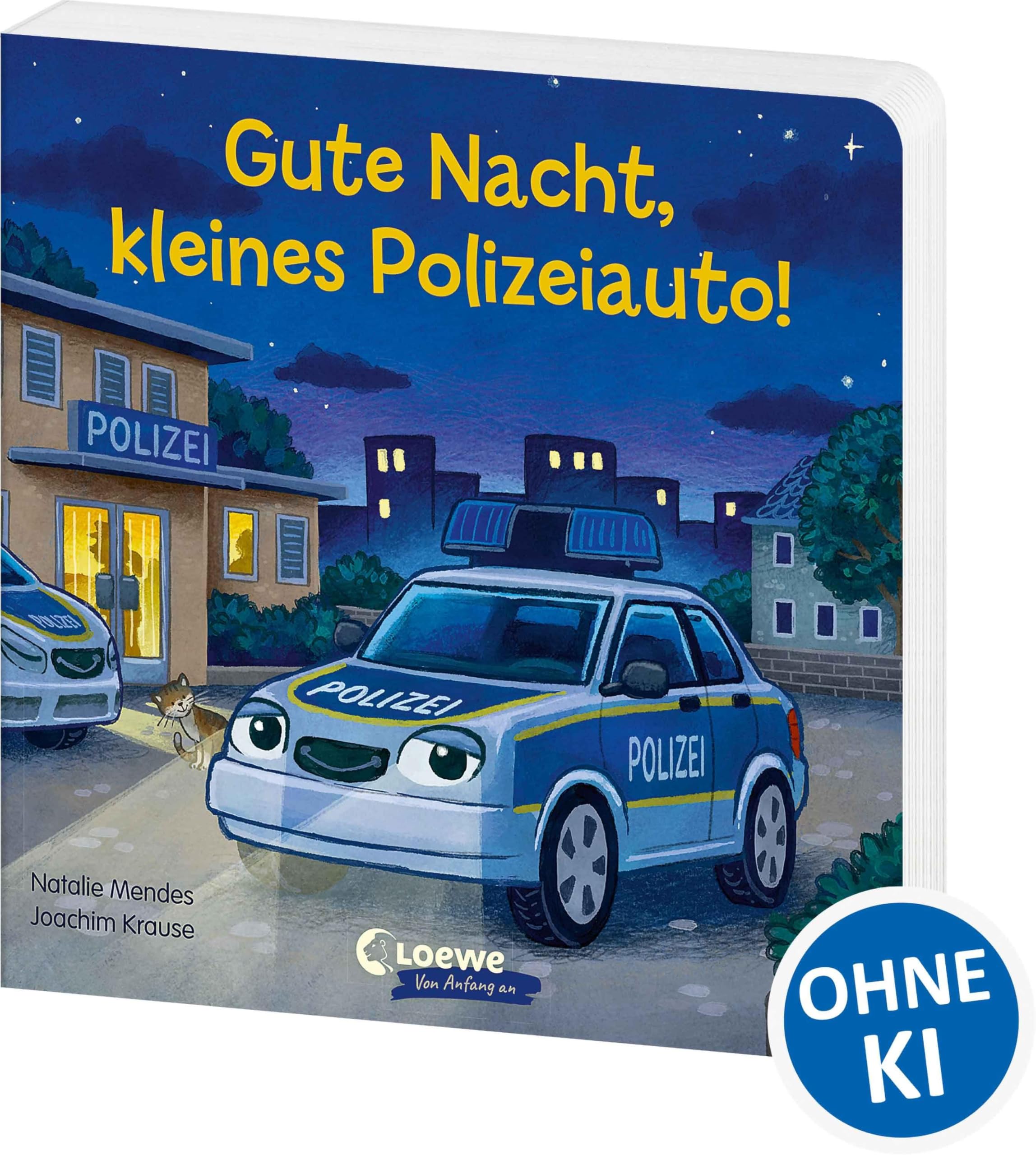 Gute Nacht, kleines Polizeiauto!: Pappbilderbuch zum Vorlesen, Kuscheln und Einschlafen für Kinder ab 2 Jahre