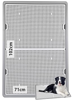 犬用ワイドトイレ Amazon | 犬 トイレトレー メッシュ ワイド 犬用トイレ 犬トイレ