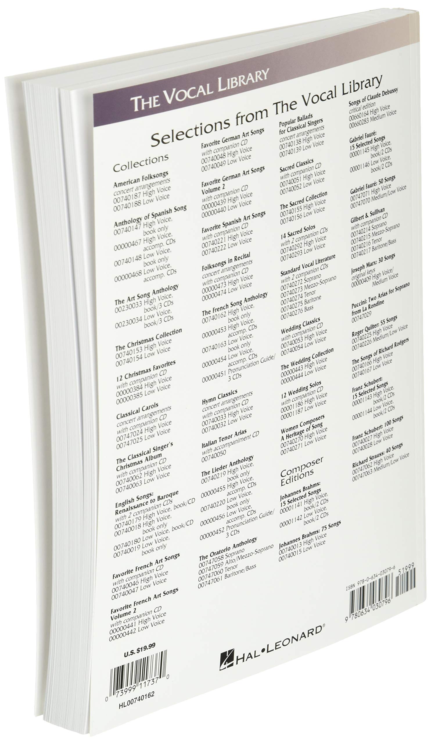 French Song Anthology - The Vocal Library for High Voice | 60 Classical French Art Songs with Piano Accompaniment | Sheet Music Collection for Singers, Teachers, and Students - Image 4