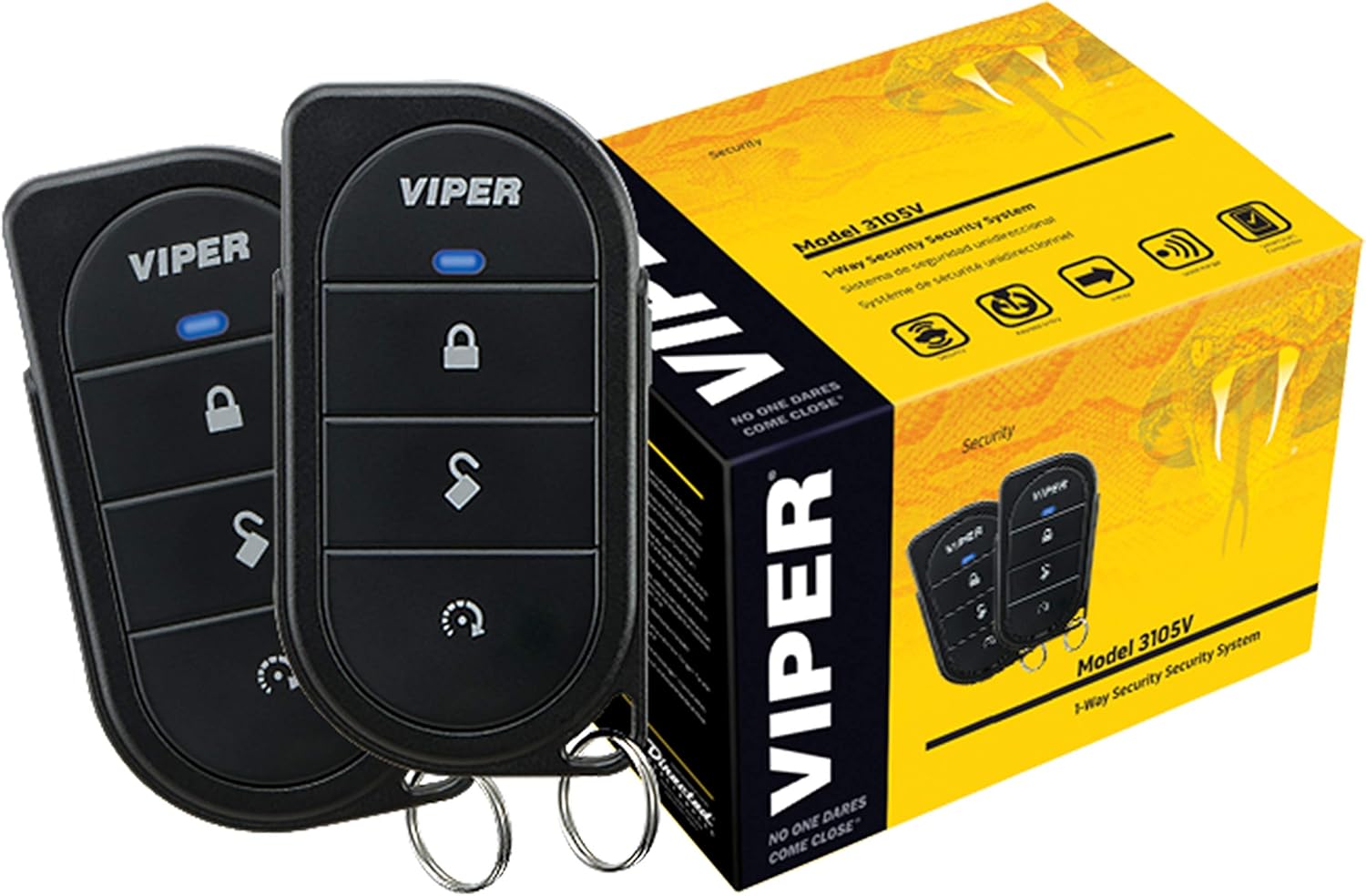 Viper 350 PLUS 3105V 1-Way Car Alarm Keyless Entry
