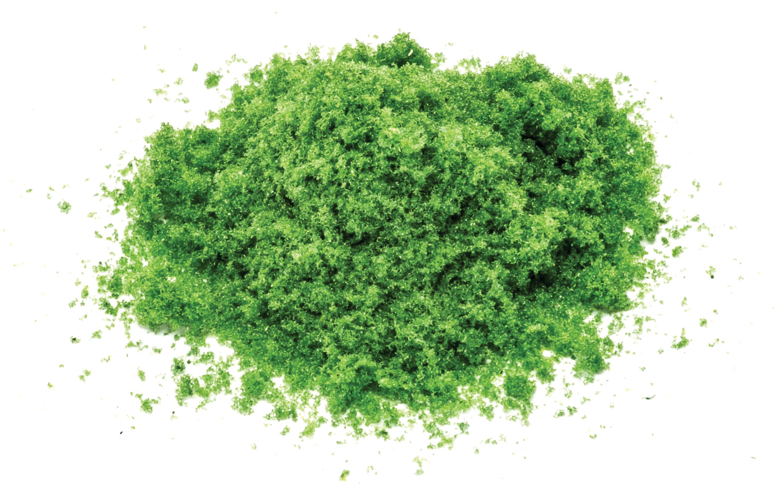 Hornby R7157 Flockage - Medium Green for Model Railway OO Gauge, Model Train Accessories for Adding Scenery, Dioramas, Woodland, Buildings and More, Model Making Kits - 1:76 Scale Model Accessory