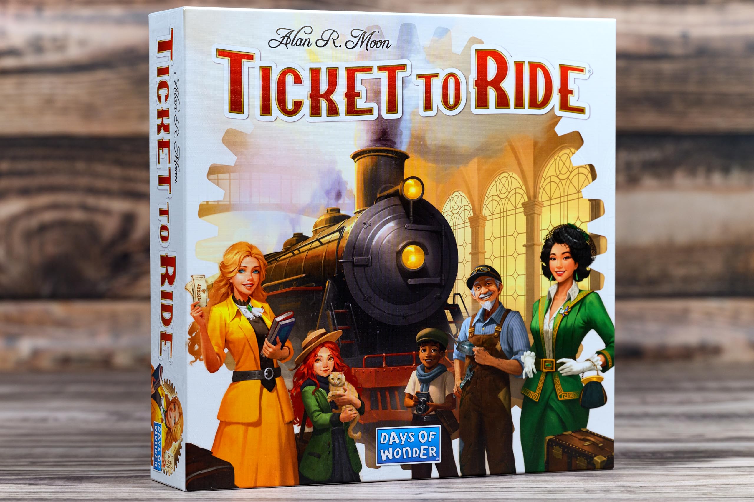 Asmodee - Ticket to Ride Neue Version, Brettspiel Abenteuer Eisenbahn, Spaß für Familien und Freunde, 2-5 Spieler, 8+ Jahre, italienische Ausgabe