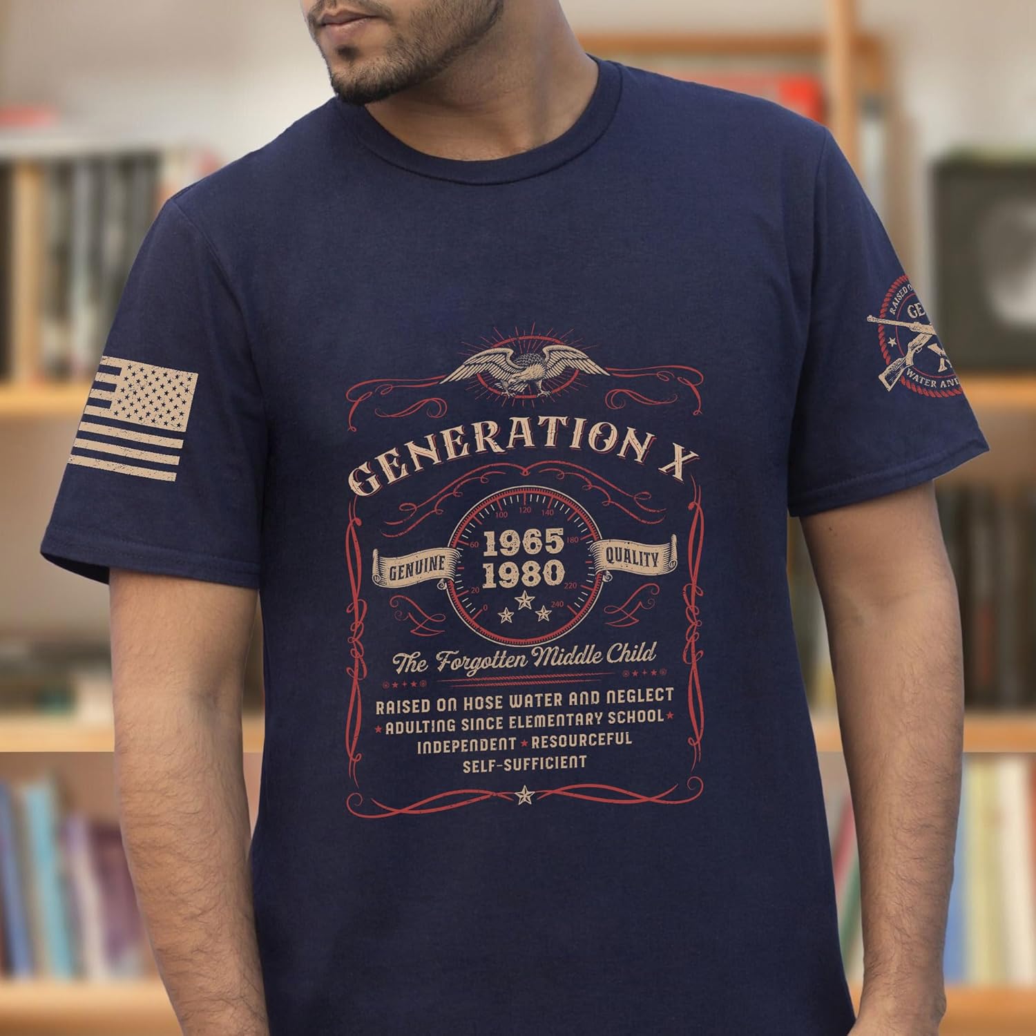 Gen X Raised On Hose Water and Neglect Shirt, Gen X Shirts for Men, Generation X Tee Shirt, Gen X T Shirt Women 2
