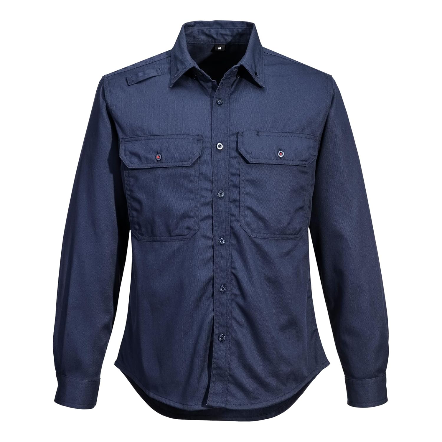 Portwest FR724 Women's FR Shirt Bizflame 88 12 Flame Resistant ARC2 Dual Hazard Work Shirt Navy, Navy, S