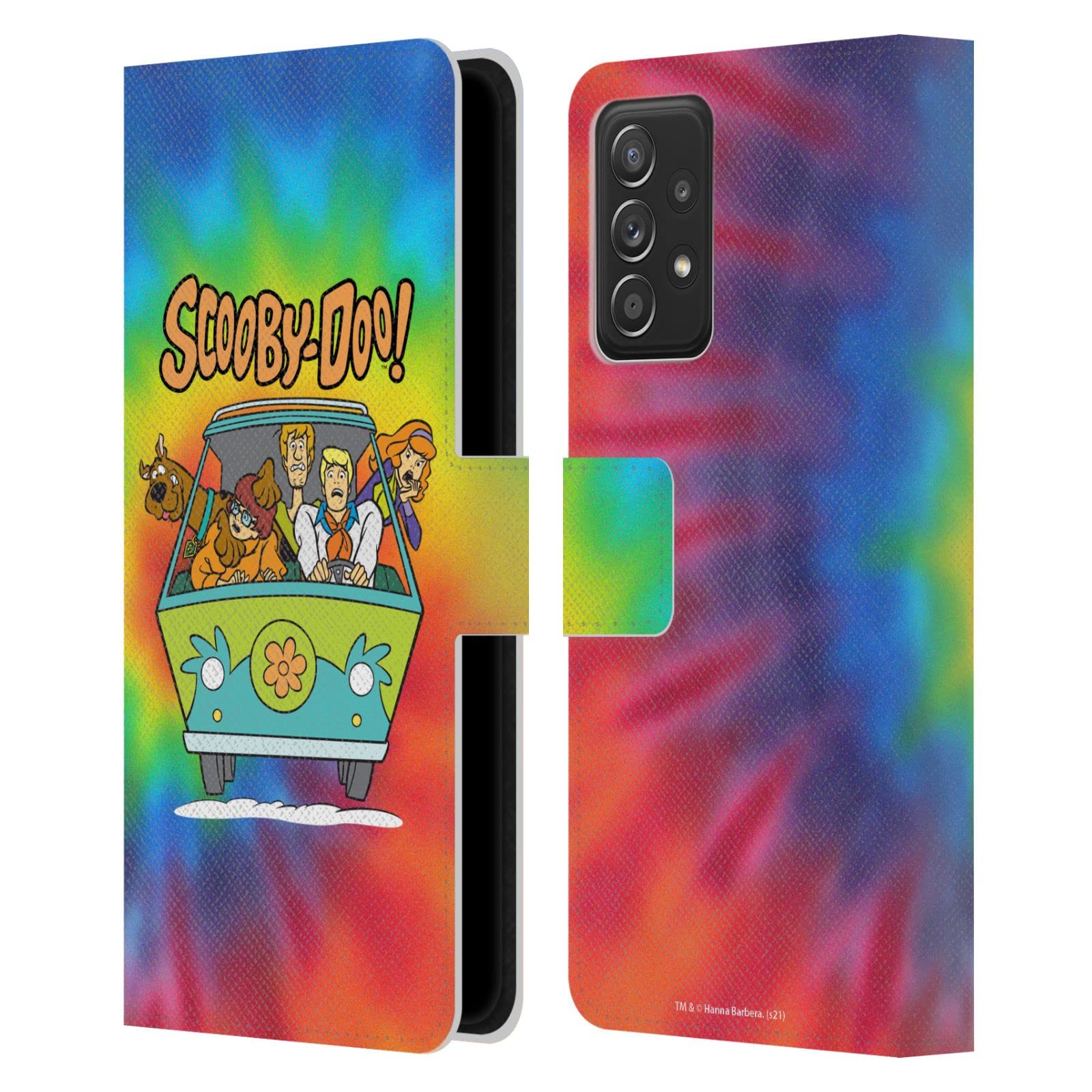 Cadeau Scooby-Doo étui portefeuille cuir pour Galaxy A52