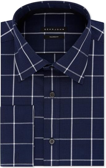 Sean John Mens Tailored Fit Stretch 