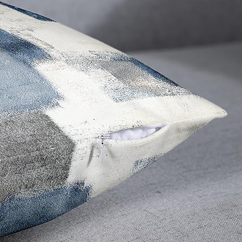 Vista 50 de Britimes Fundas de almohada modernas para decoración del hogar, 18 x 18 pulgadas, juego de 2 fundas de almohada decorativas, fundas de almohada Gris