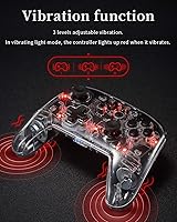 Vista 2 de Controlador de interruptor, controlador profesional para interruptorinterruptor liteinterruptor OLED, turbo ajustable, movimiento de vibración
