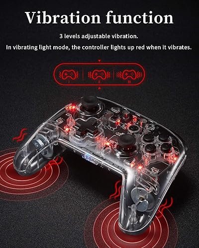 Miniatura 2 de Controlador de interruptor, controlador profesional para interruptorinterruptor liteinterruptor OLED, turbo ajustable, movimiento de vibración,