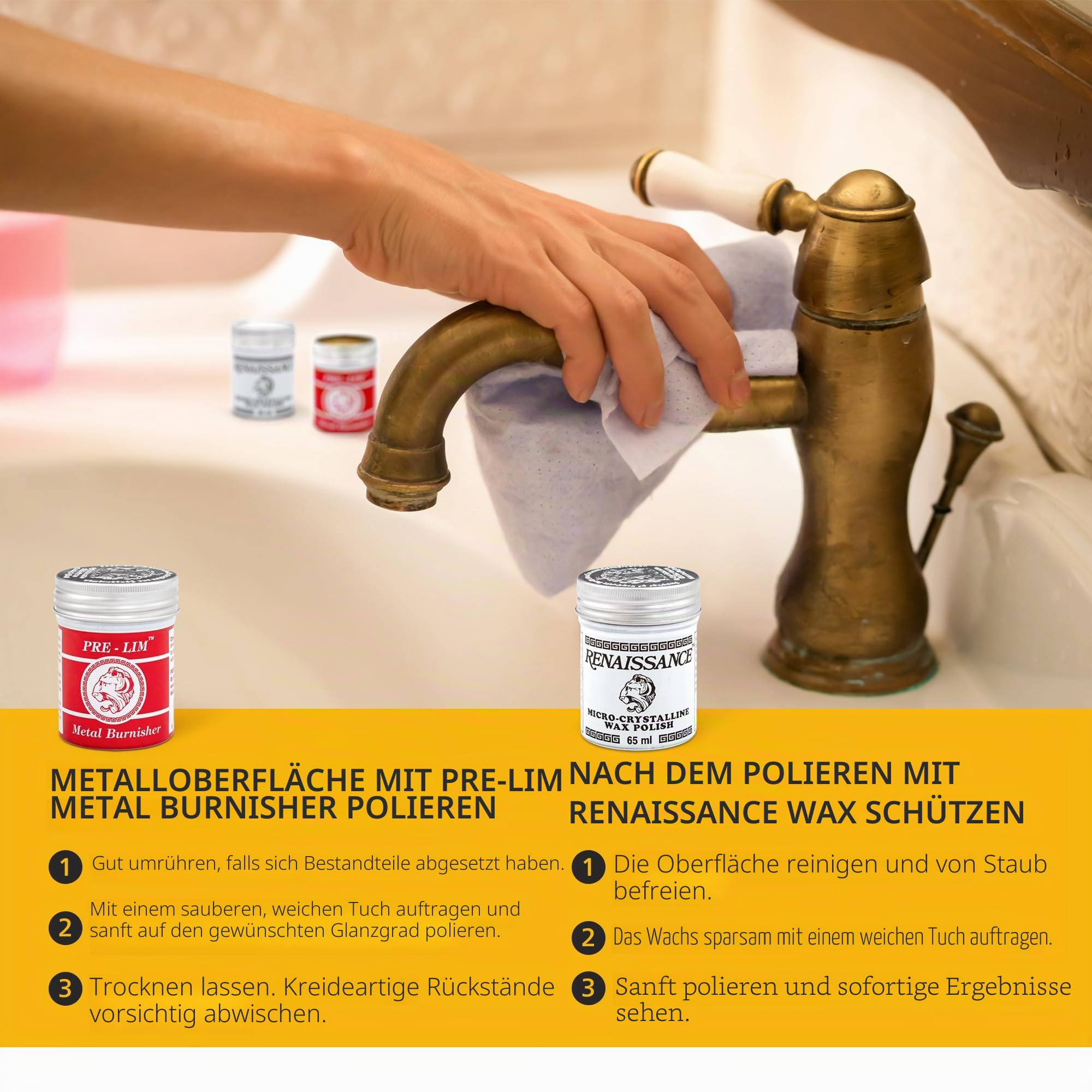 Renaissance Wachs & pre-lim von 65 ml Dosen