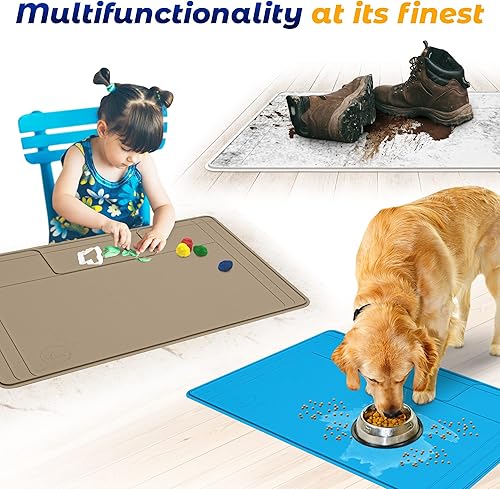 Miniatura 6 de Tapete original para debajo del fregadero, tapete impermeable de silicona, ajustable, fácil de limpiar, forro de gabinete de cocina, superficie de