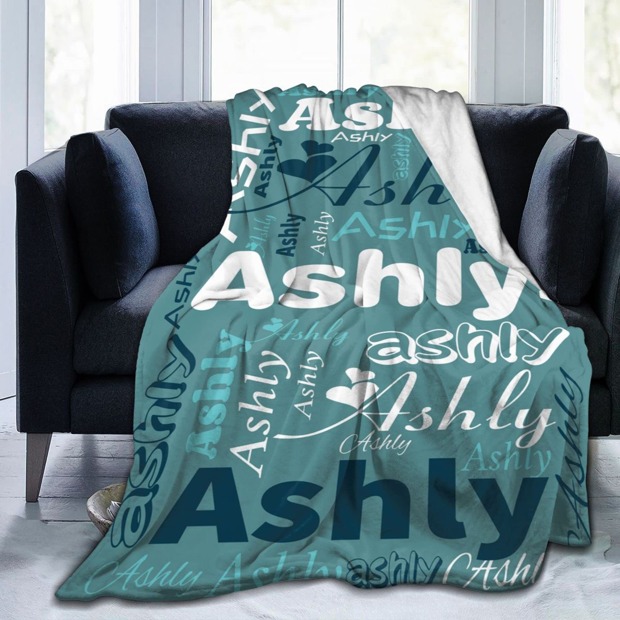 Dr.TOUGH Personalized Blanket – Custom Name Blanket For Kids & Adults, Flannel Throw Gift - View #4