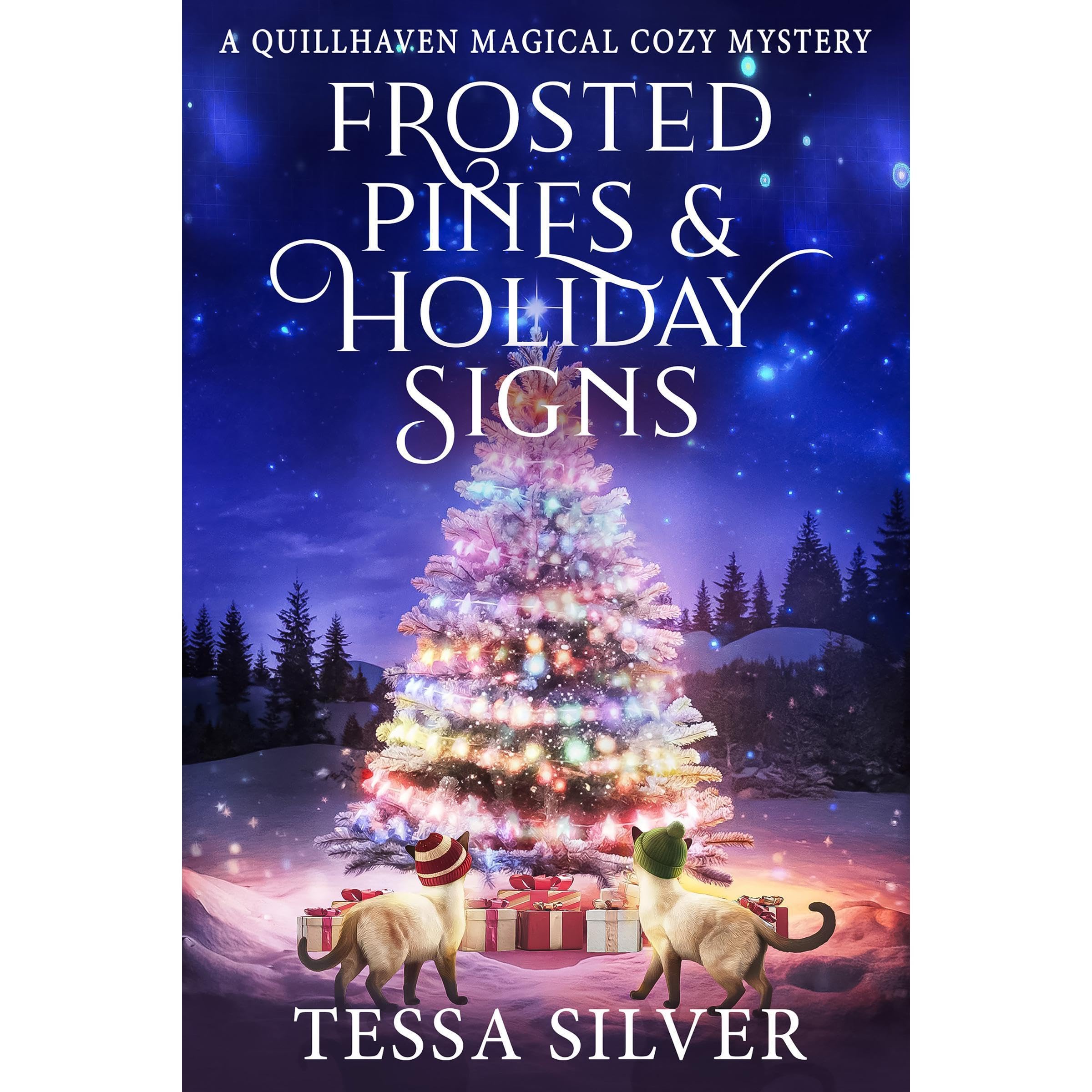 Frosted Pines & Holiday Signs