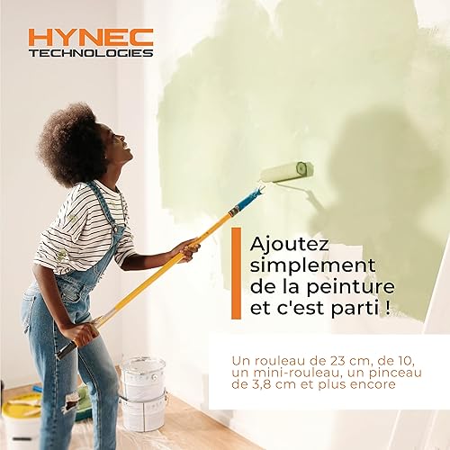 Miniatura 7 de Hynec Ultimate - Kit de rodillo de pintura para pintura de casa, suministros de pintura de pared, incluye rodillo de pintura, pincel y juego de