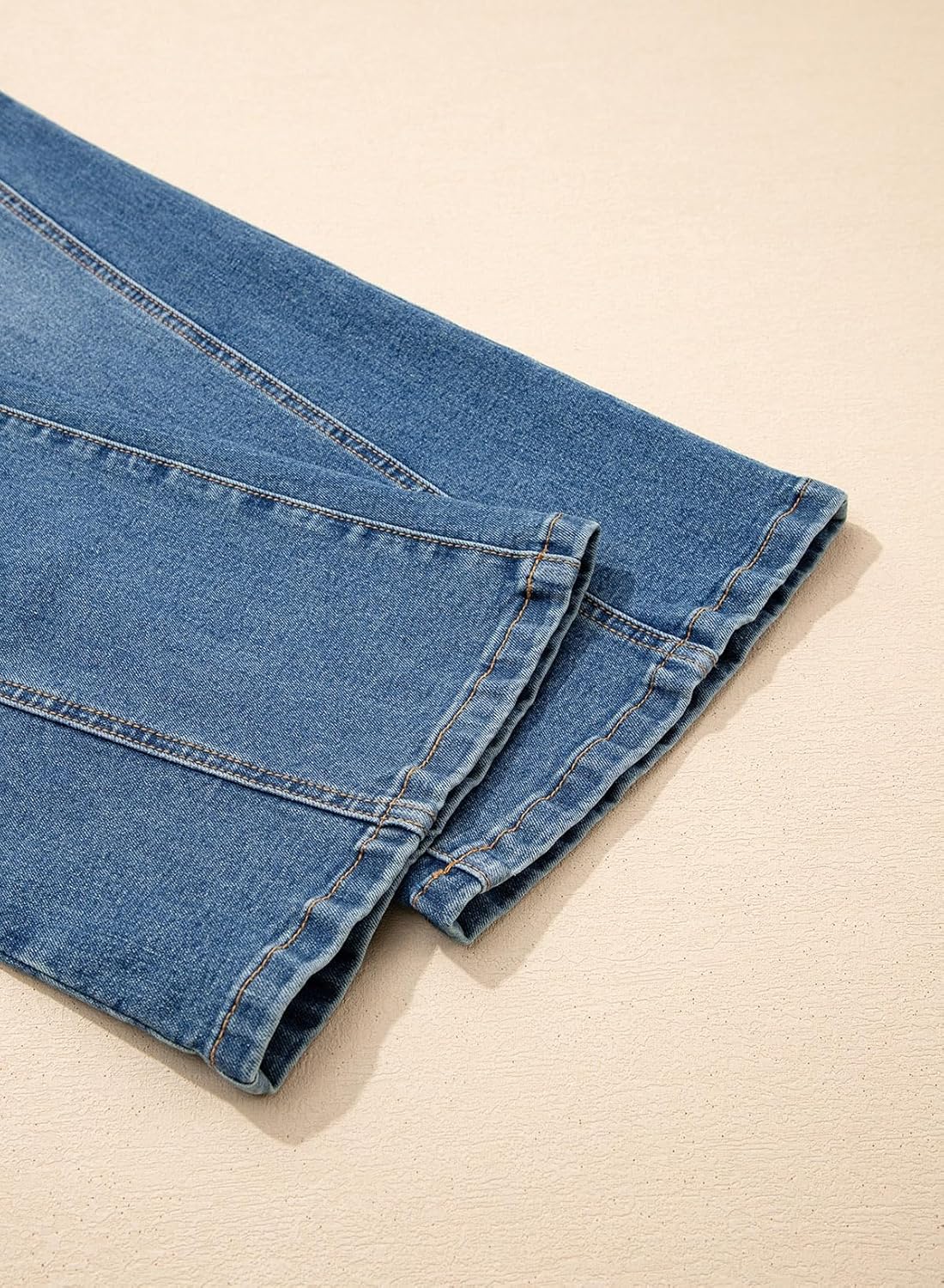 Astylish Women's Trendy Wide Leg Jeans High Waisted Stretchy Ankle Bootcut Jeans Straight Denim Pants with Slanted Pockets - Image 6