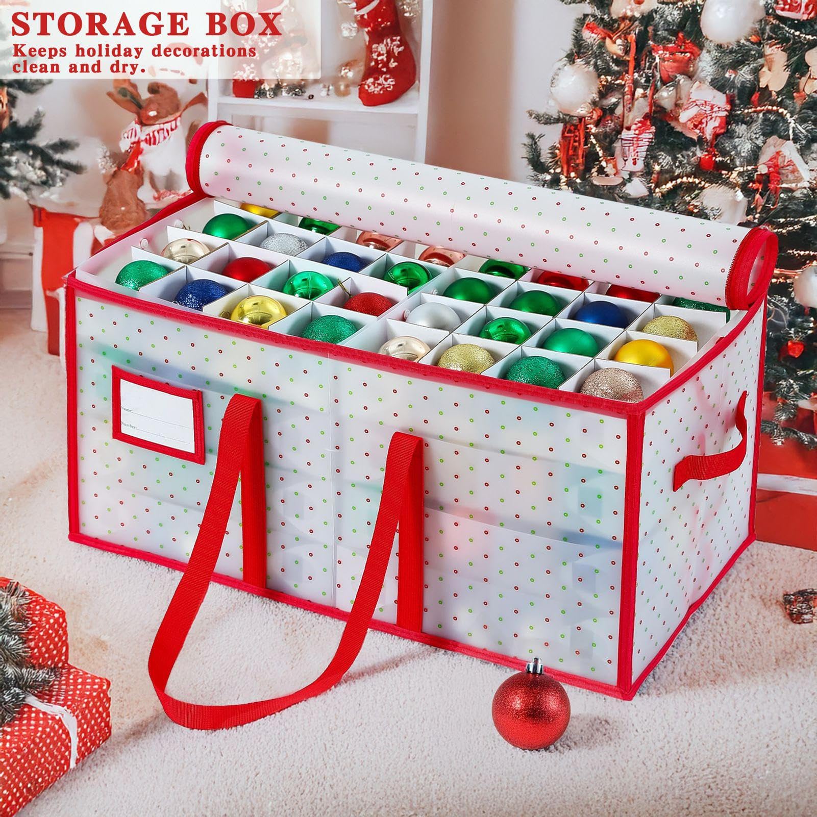 Weihnachtskugeln Aufbewahrungsbox 8-Stufige Aufbewahrung Für