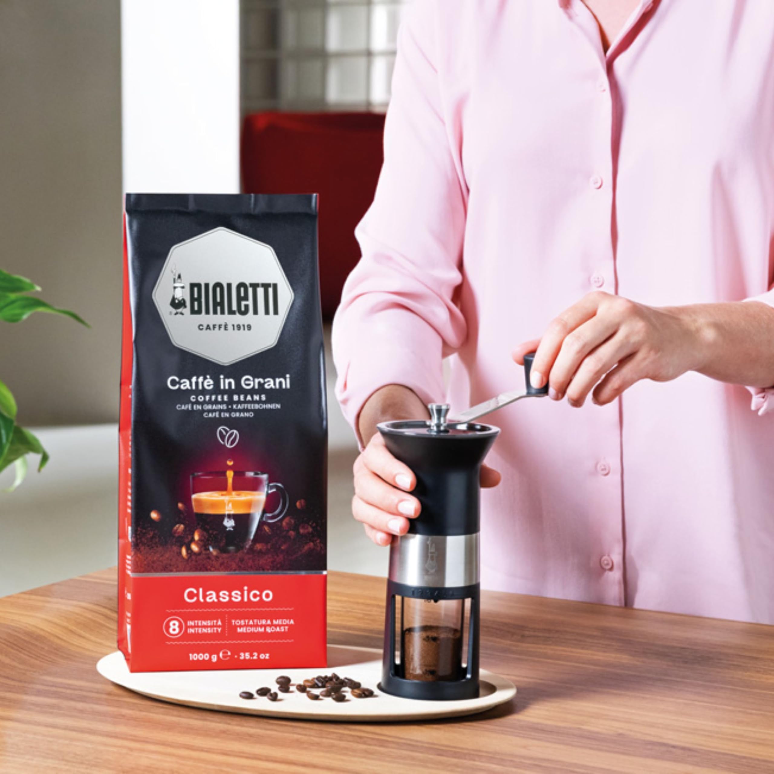 Bialetti Esperto Grani, Caffè in Grani, Gusto Classico, 1 KG