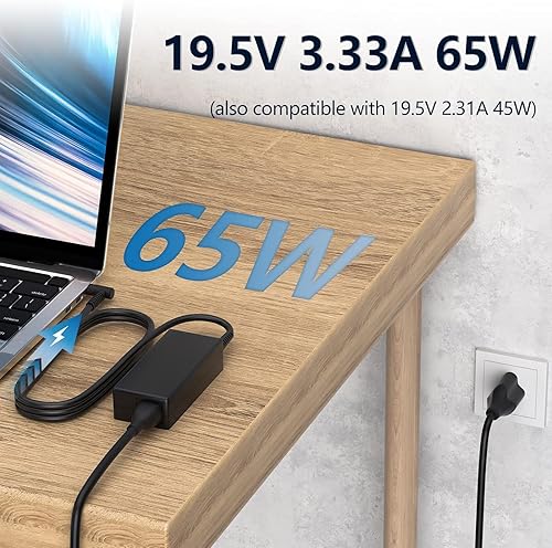 Miniatura 9 de 65W 45W AC Power Charger Compatible with HP Probook 450 430 440 445 640 650 G1 G2 G3 G4 G5 G6 G7 G8 PPP009A Laptop Power Supply Adapter Cord