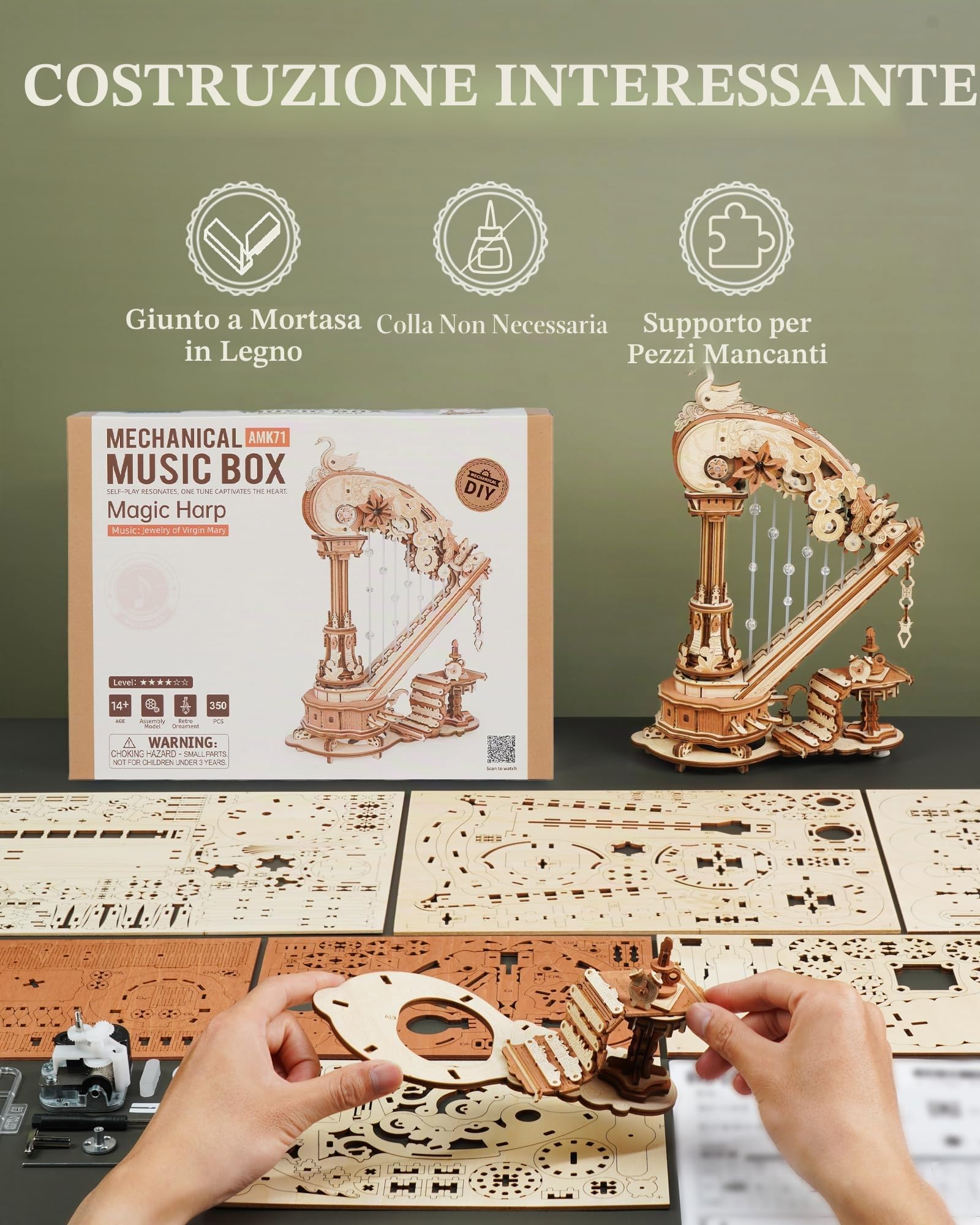ROBOTIME 3D Puzzle arpa