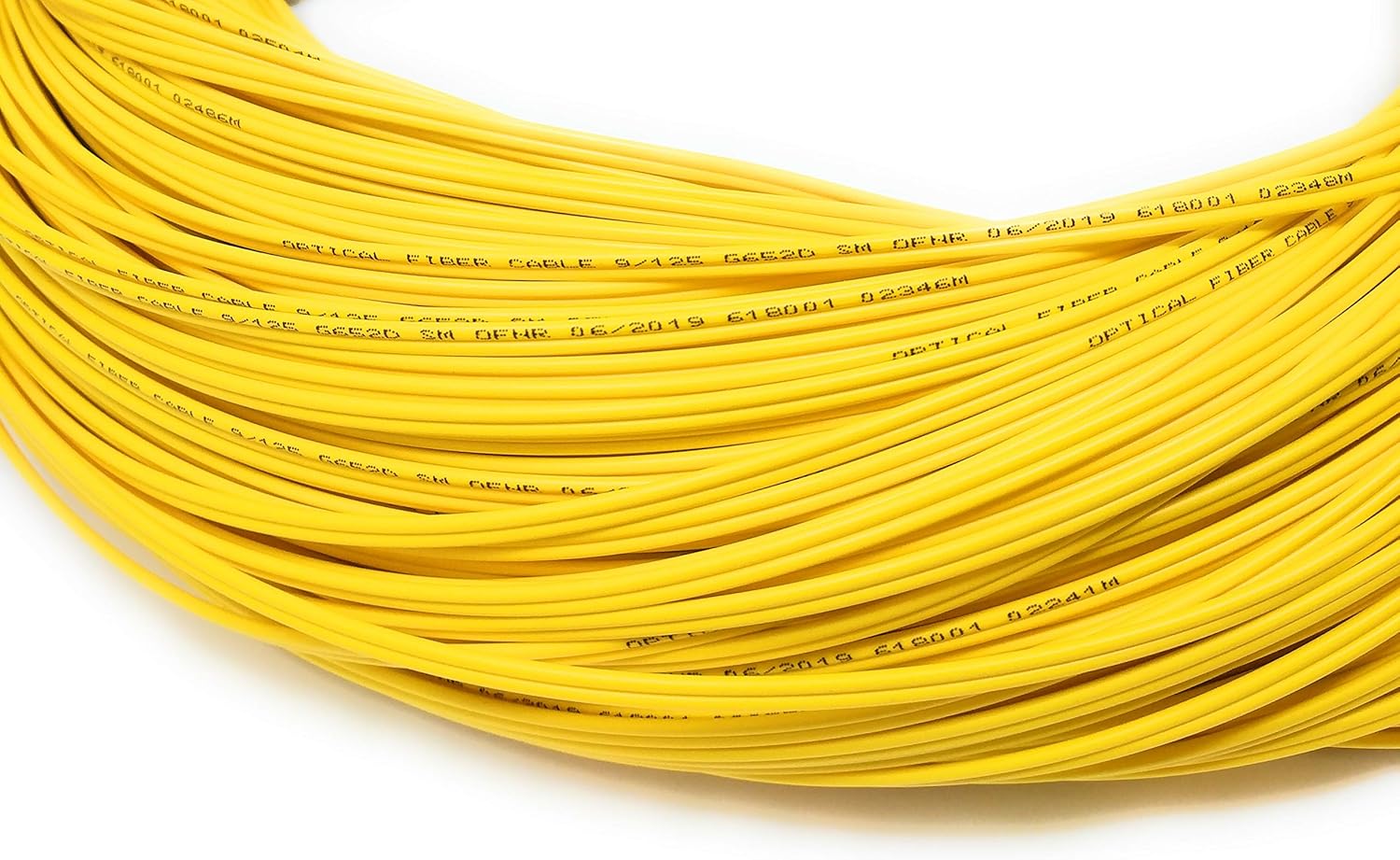 1000 FT (1000FT) Bulk Fiber Optic Cable Zip Cord (2 Strands) Singlemode 9/125 Duplex (ON Spool) 3.0mm