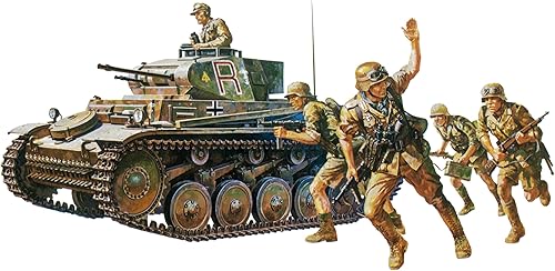 TAMIYA 1/35 Panzer Kampfwagen II Modelo de plástico TAM35009 Modelos de plástico Armadura/Militar 1/35 disponible en Yaxa Colombia