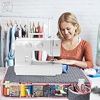 Vista 5 de BAGSFY 2 in 1 Sewing Machine Accessories Set, Sewing Machine Dust Cover with Pad, Compatible with Singer, Brother Sewing Machine and Most Standard