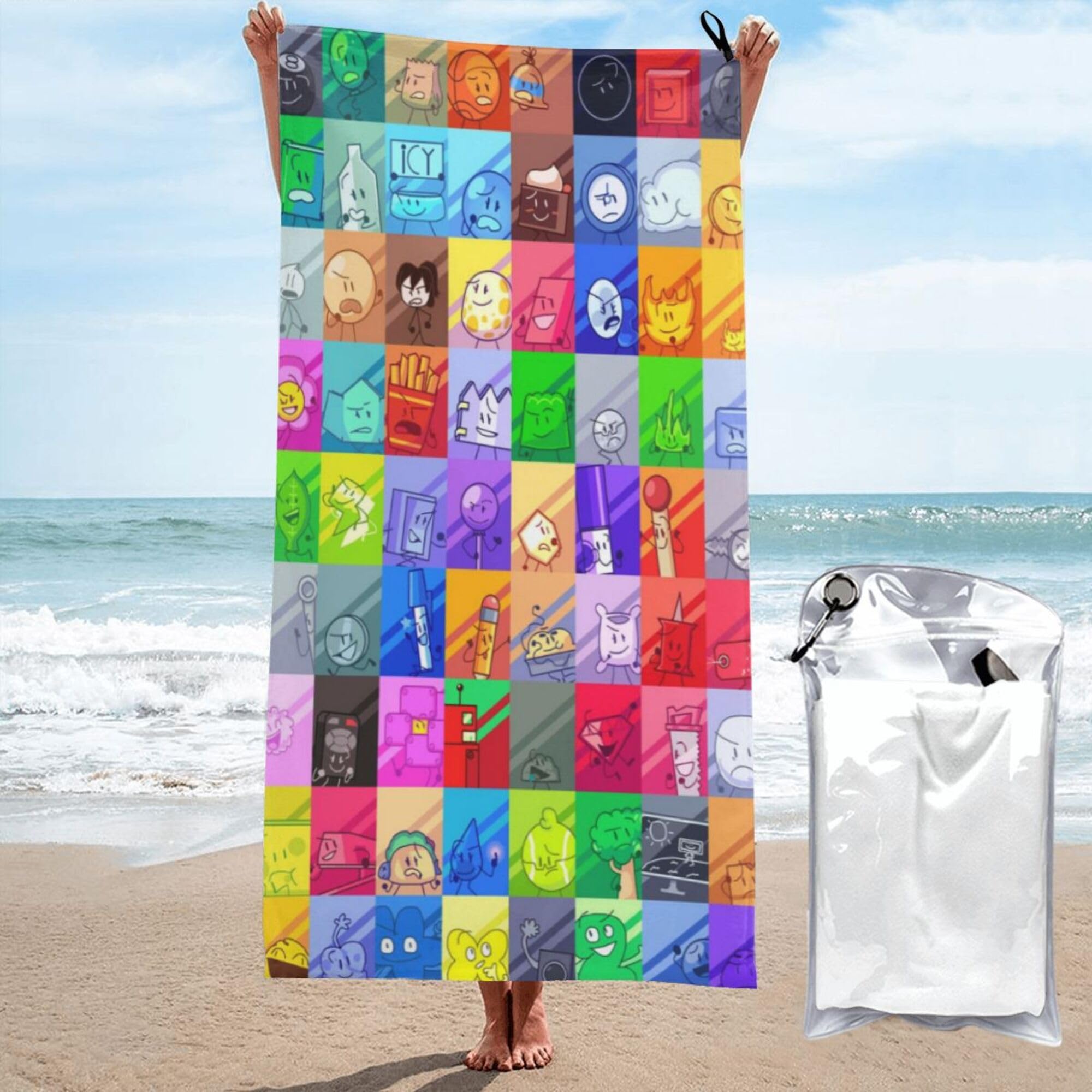 ABDIQJBS Bfdi-Battle for Dream Quick Dry Beach Towel Towels for BathroomMicrofiber Towels for Body Personalized Beach Towels Sandproof Absorbent Shower Towels for Home Travel 31.5"x63"