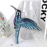 Vista 2 de 3D Hummingbird Silicone Mold Animal Resin Mold Bird Statue Making Epoxy Mould DIY Craft Casting Mold for Gift Home Office Wall Hanging Decor