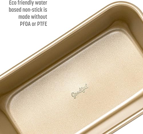 Miniatura 4 de Goodful Juego de moldes para pan antiadherentes, acero al carbono resistente con revestimiento de liberación rápida, fabricado sin PFOA, apto para