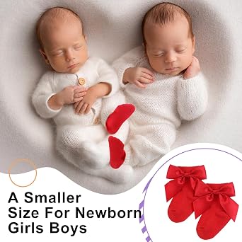 Toulite 12 Pairs Preemie Newborn Baby Ankle Socks