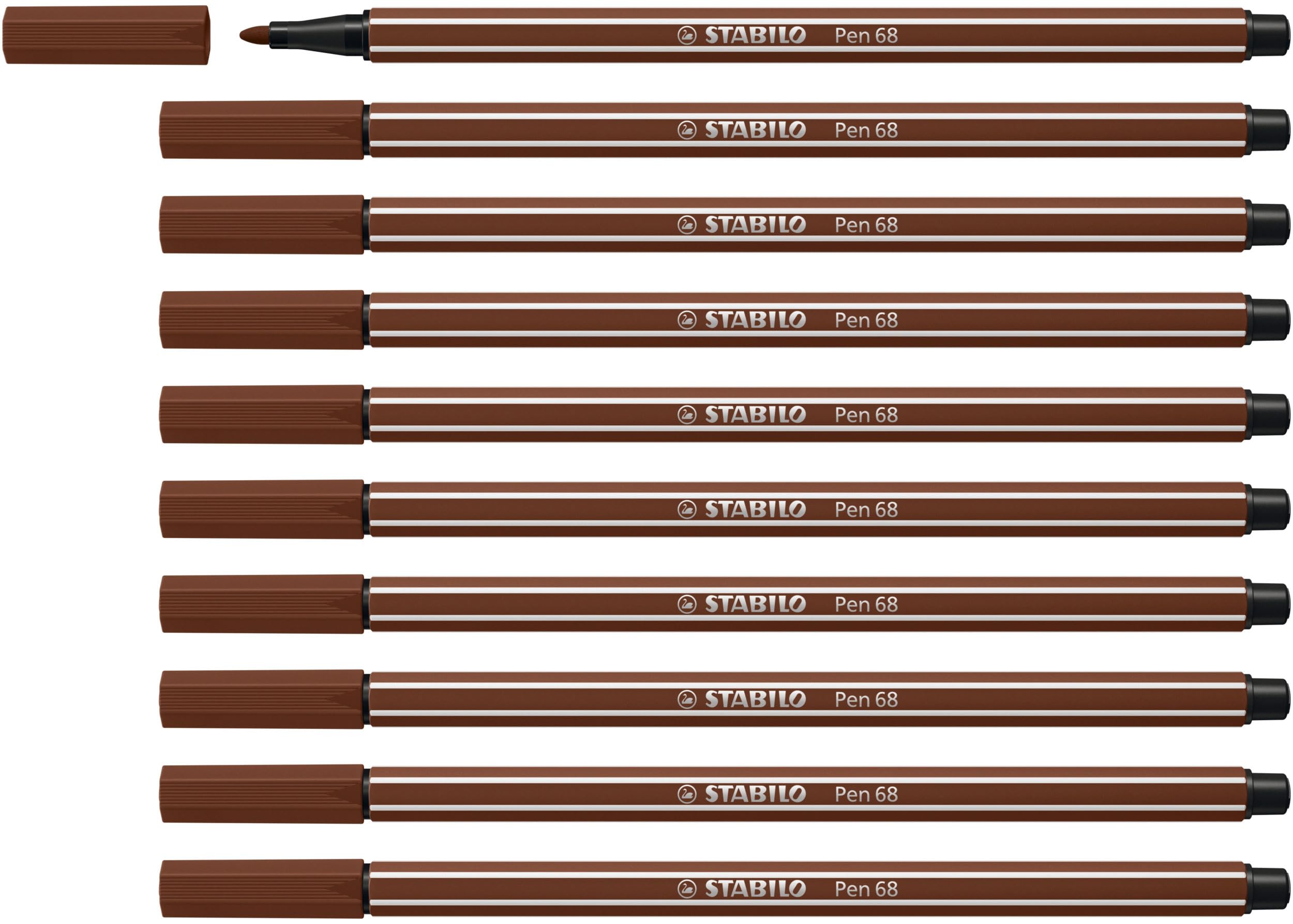 STABILO - Rotulador premium - Pen 68 - Pack de 10 - rosa neón — view 31