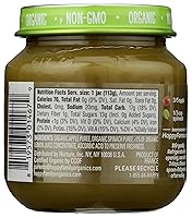 Vista 2 de HAPPY BABY - Alimento orgánico para bebés de manzanas y espinacas etapa 2, 4 onzas