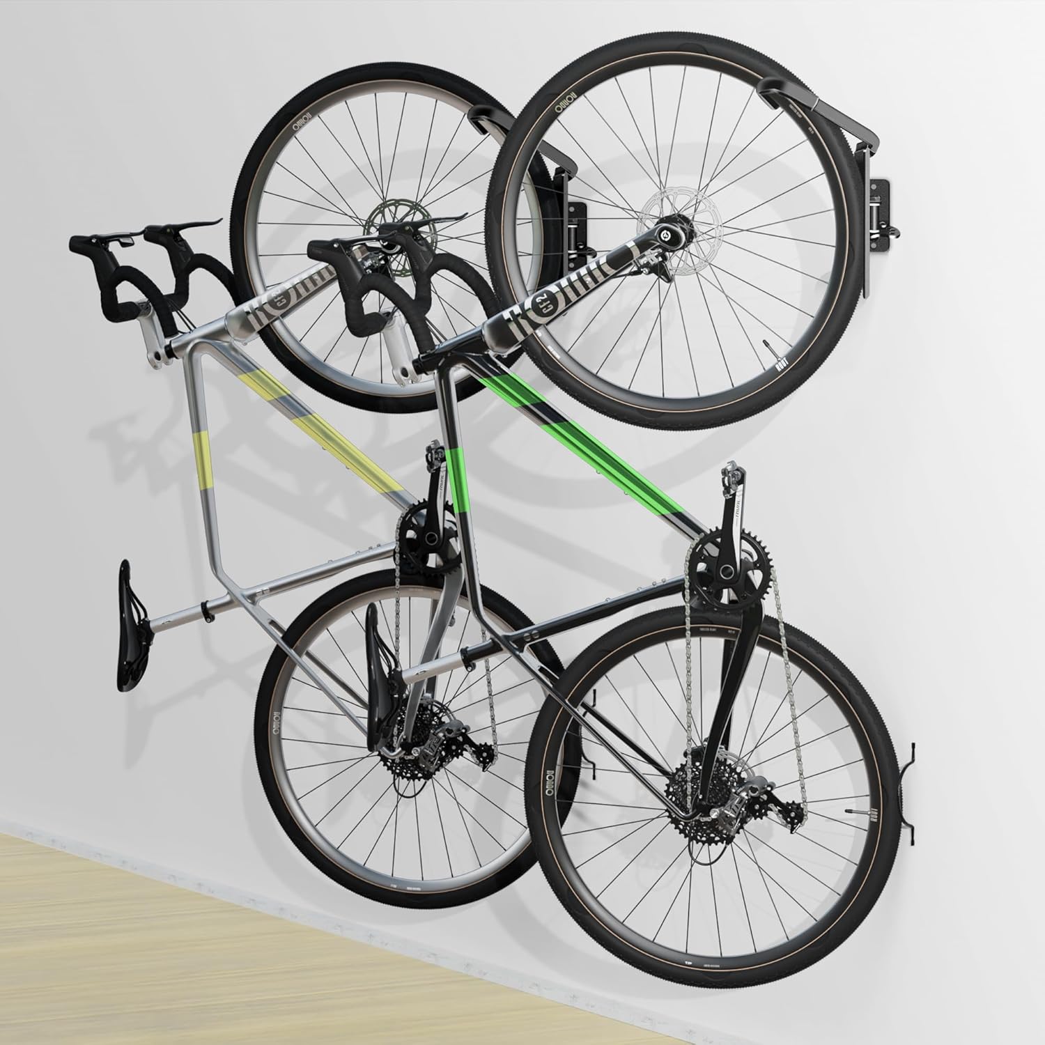 SUNRISELAND Swivel Bike Rack With Locking Mechanism, Swing