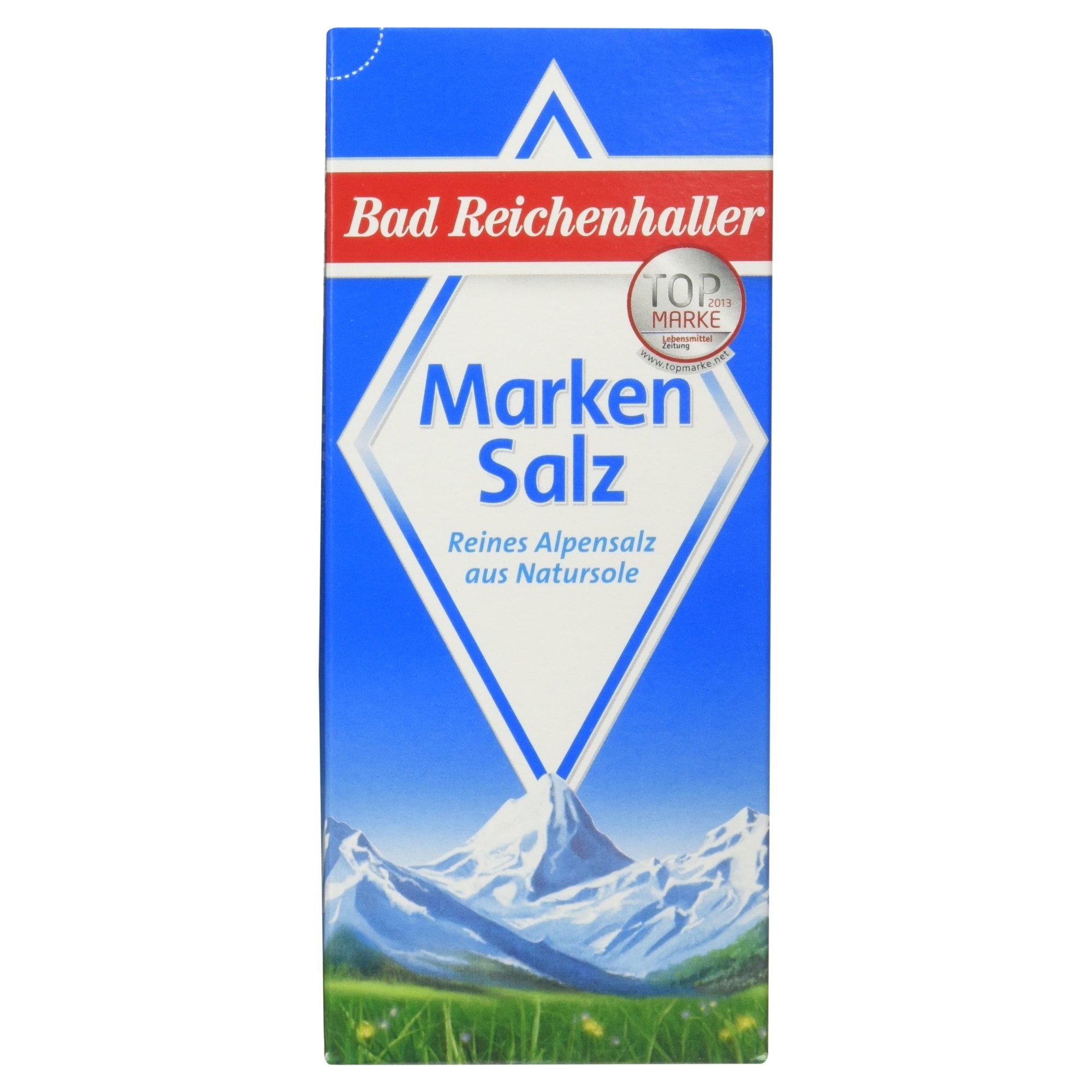 Bad Reichenhaller Marken Salz Reines Alpensalz aus Natursole, 500 g
