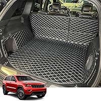 Vista 1 de for 2011-2021 Jeep Grand Cherokee Trunk Mat and Rear Backrest Mat Cargo Liners All Weather Anti-Slip