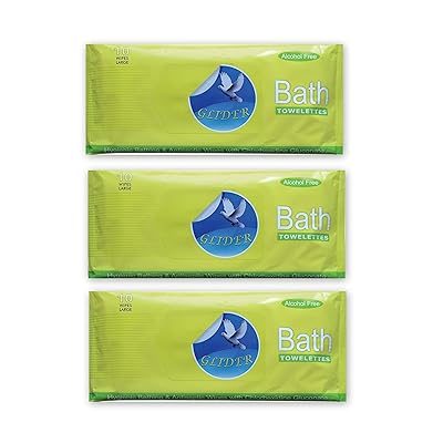 Glider Bed Bath Wipes,...