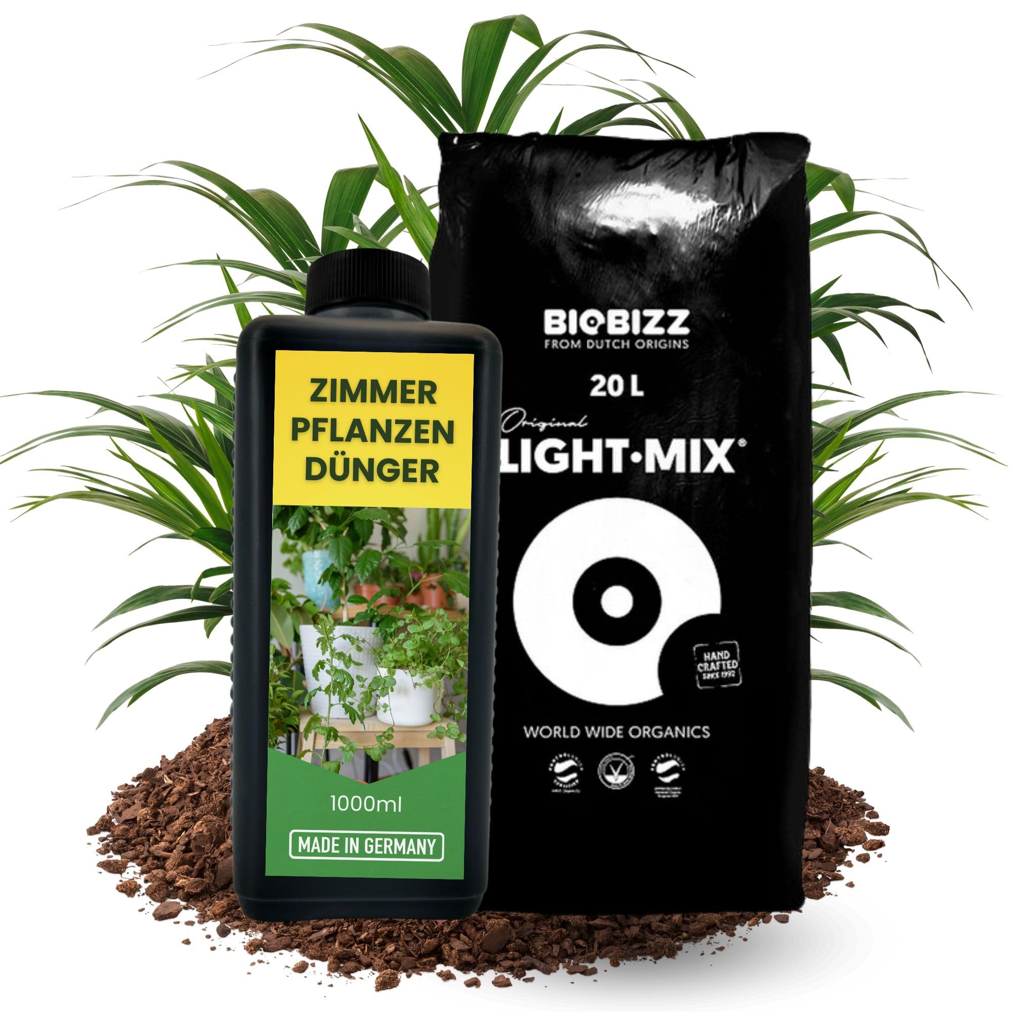 TronicXL Engrais liquide pour plantes d'intérieur + 20 litres d'engrais liquide universel pour plantes vertes - 1000 ml - Pour plantes d'intérieur - Engrais pour plantes vertes - Pour la croissance