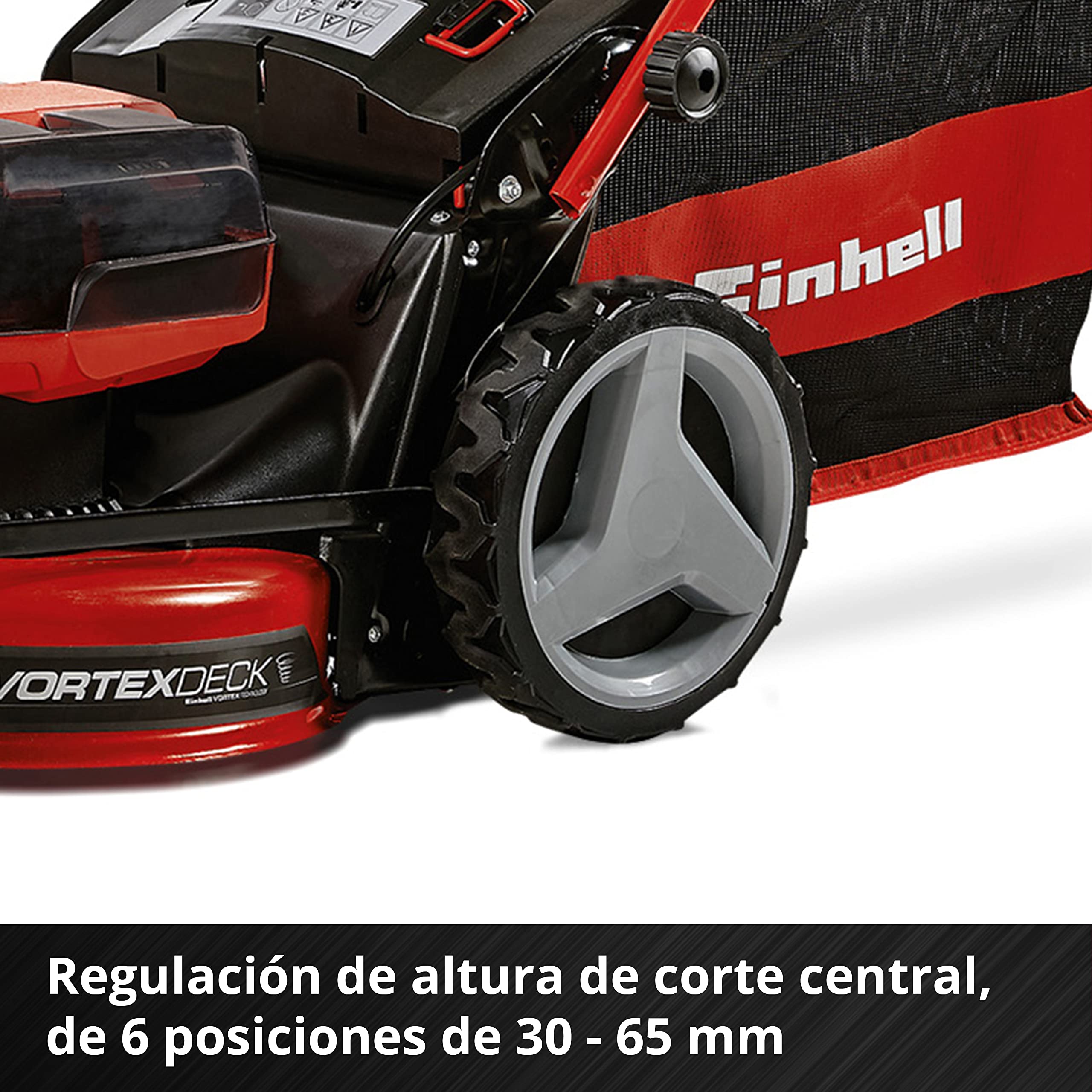 Einhell Professional Cortacésped con batería GP-CM 36/47 S HW Li Kit | PXC | 36 V | corte 47 cm | máx. 700 m² | accionamiento de rueda | Brushless | función de mulching | 4 baterías de 4,0 Ah