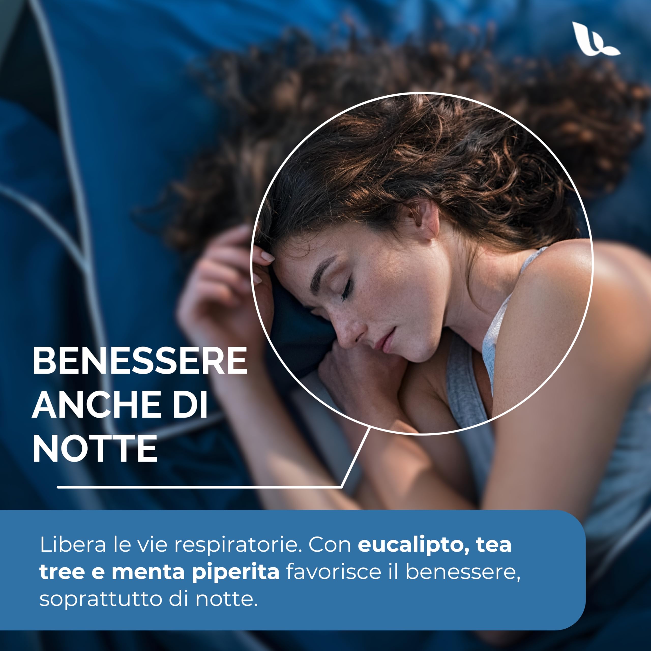 VapoFlux Unguento Balsamico Naturale 50 ml, Supporto per le Vie Respiratorie con Oli Essenziali di Eucalipto, Tea Tree e Menta, Decongestionante e Fluidificante