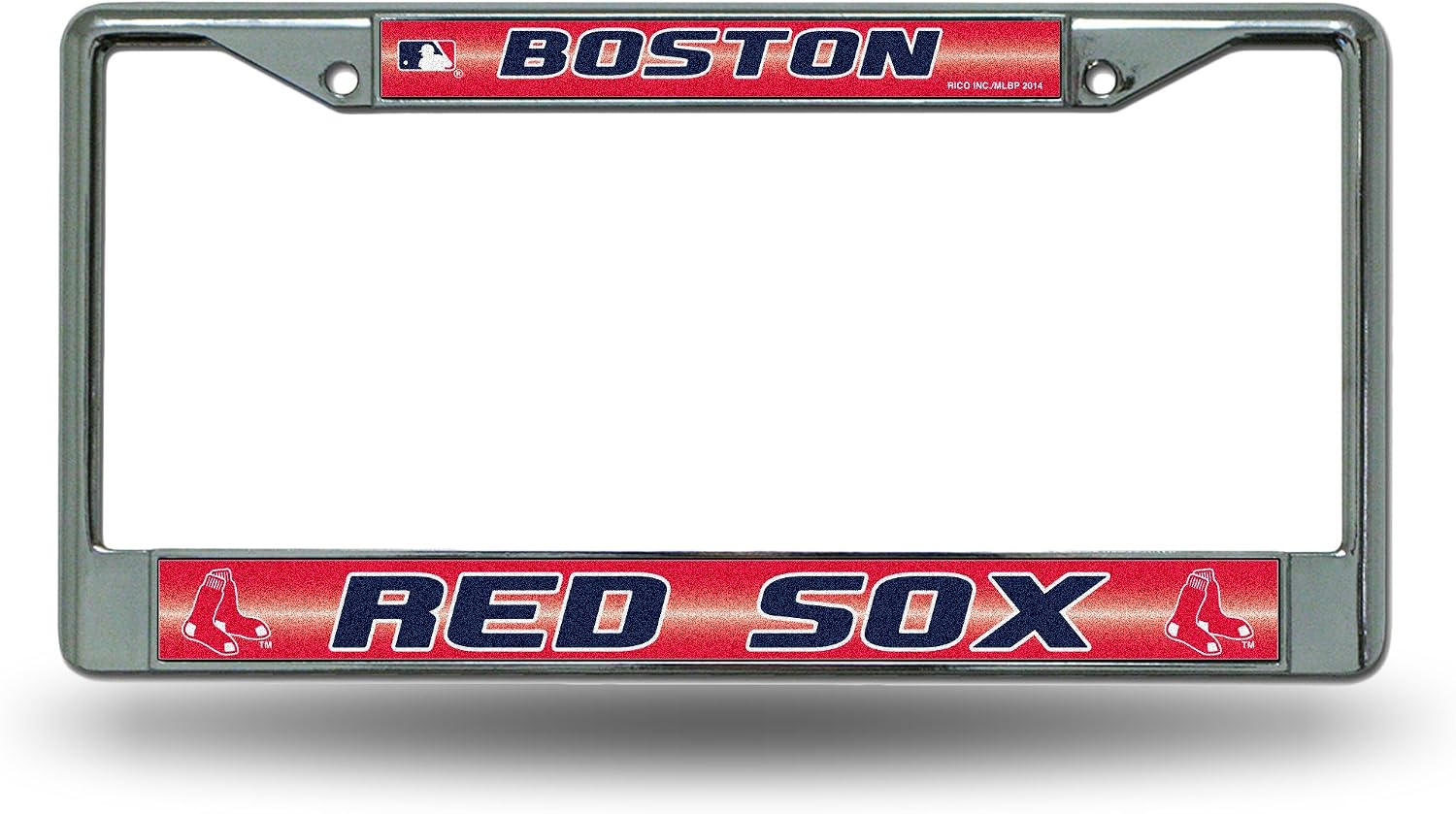 Rico MLB Bling Chrome License Plate Frame