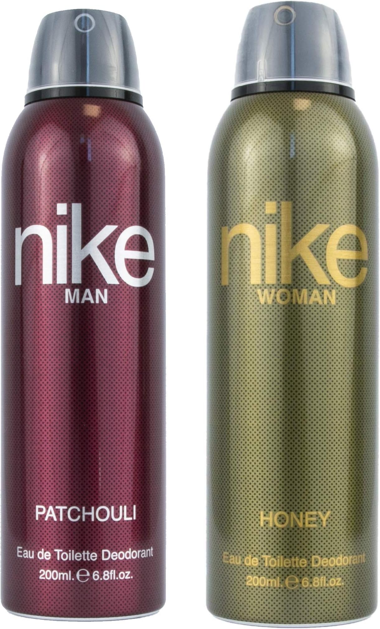 - Unisex Patchouli Man + Honey Woman Deodorant Spray - Pack of 2 (200ml Each) | Long-Lasting Freshness & Captivating Fragrance Duo