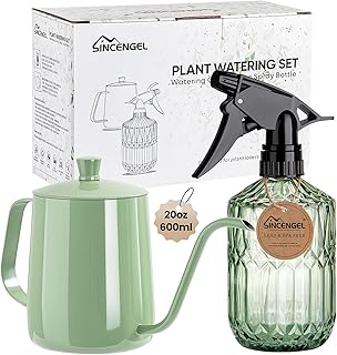 Watering Can for Indoor Plants, 20 oz Metal Small Plant Watering Can wit...